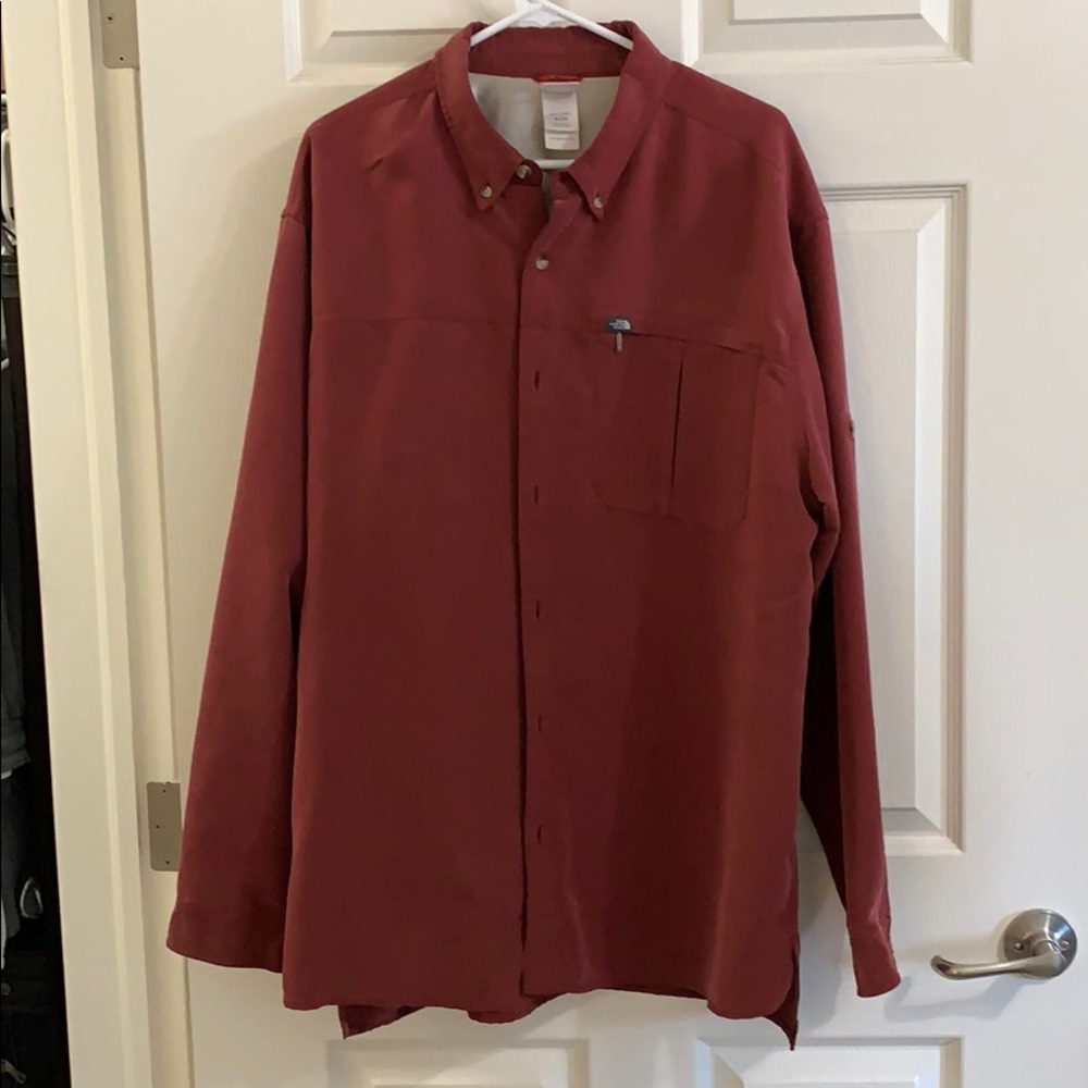 The North Face | Maroon Button Down Shirt